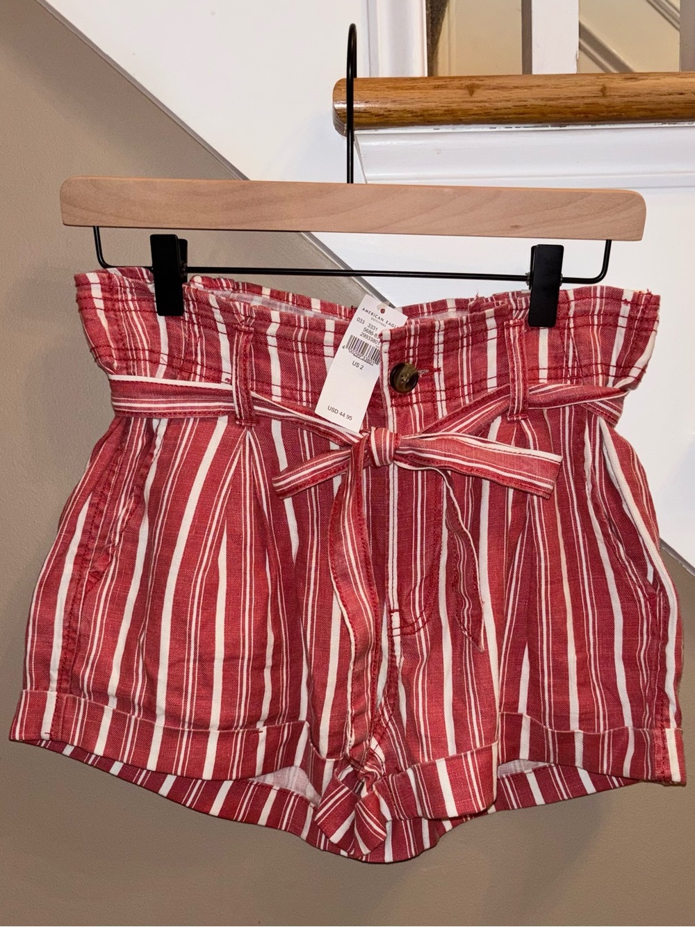 American Eagle Shorts size 2 NWT Striped